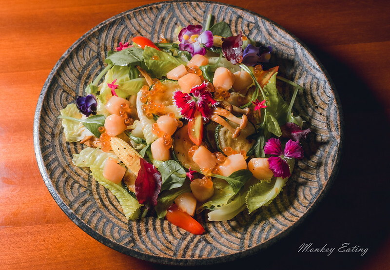 【食譜】鮭魚卵干貝溫沙拉│清冰箱料理，在家DIY做溫沙拉，簡單清爽又開胃！簡單廚藝輕鬆上手