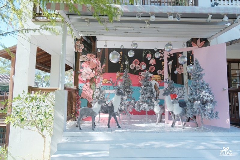 台中景點心之芳庭|雪白浪漫聖誕節，DIY屬於自己的聖誕樹！