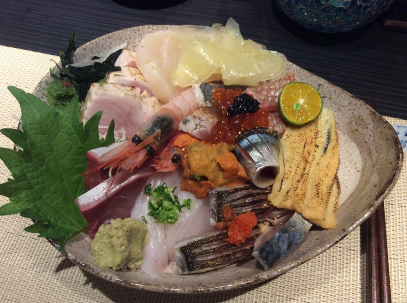 台北美食【作田や無菜單創作料理】海景丼套餐的奢華饗宴