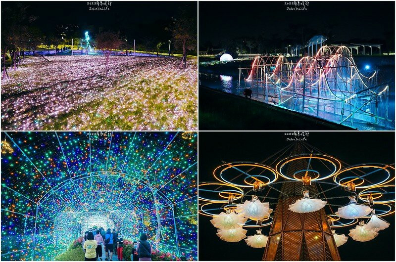 【屏東市｜景點】2022年屏東燈節-縣民公園燈區。14項大型燈飾裝置，點亮縣民公園，春江獸再次登場