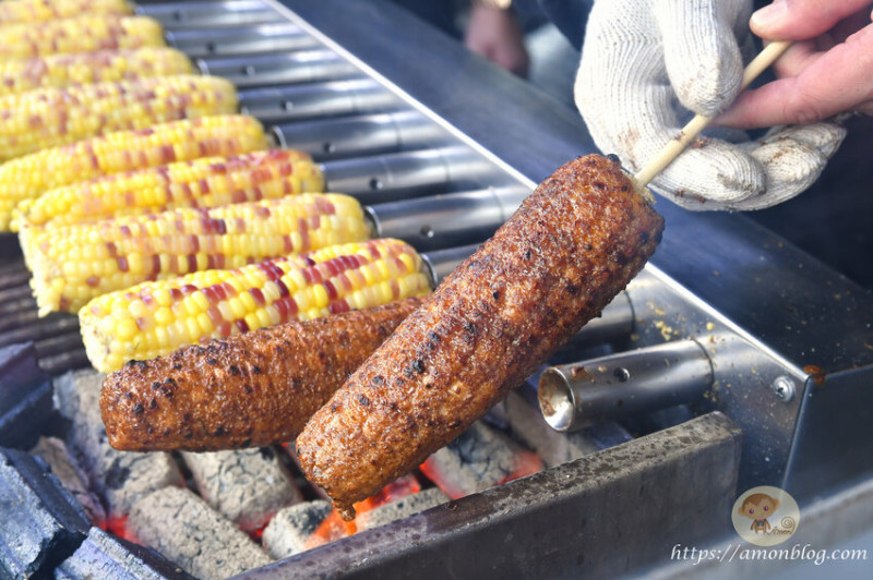 鑫家鄉黑石頭碳烤玉米|嘉義烤玉米推薦，古早味醬烤玉米，Q彈有嚼勁
