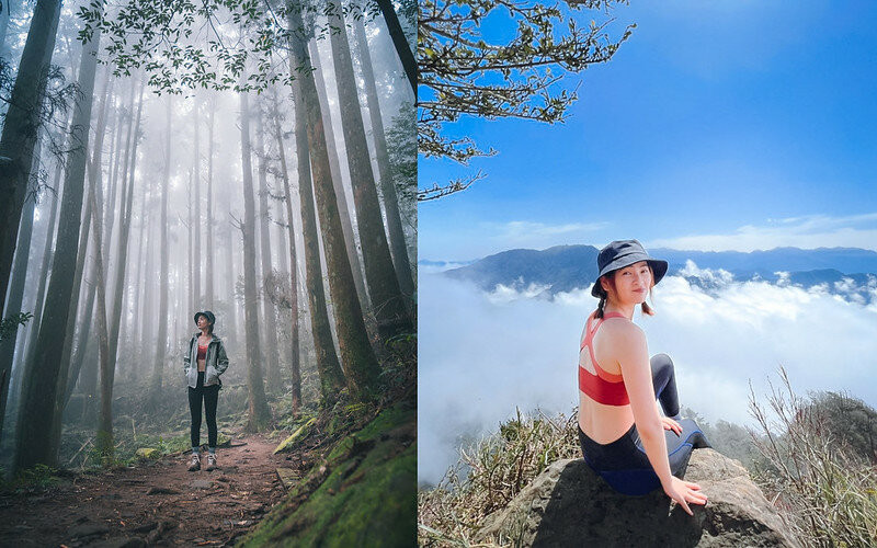 【苗栗加里山步道】南庄最熱門中級山！台版富士山迷幻森林好仙，雲海盡收眼底拍不完，鹿場登山口