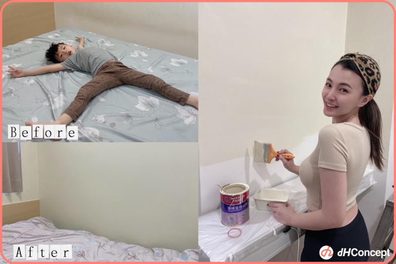 創作者分享/Abby：「小編細心引導，無壓力選擇喜歡、合適的油漆顏色！」