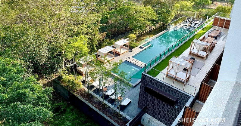 【台南住宿推薦】捷絲旅台南十鼓館｜全台最美捷絲旅 滿滿度假感的絕美戶外泳池 輕工業風房間開箱