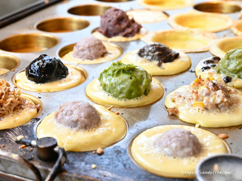 笨妹日式菓子燒｜一開賣訂單就沒停過的人氣車輪餅，一顆車輪餅四種餡料，還有超過40種口味車輪餅任你選～