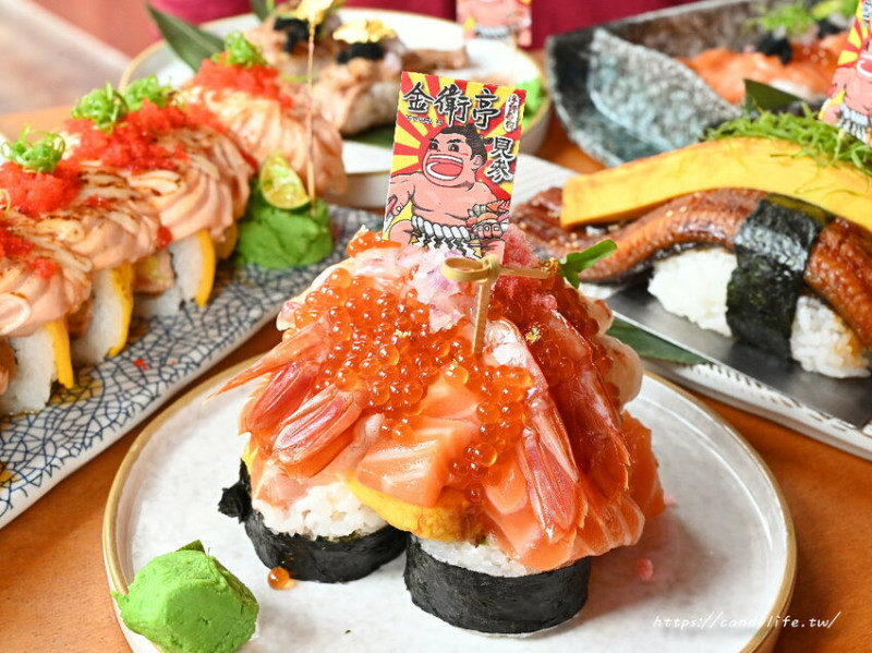 金衛亭浮誇壽司首代目｜超浮誇壽司專賣店，裝潢讓你秒飛日本，來店前請先空腹！