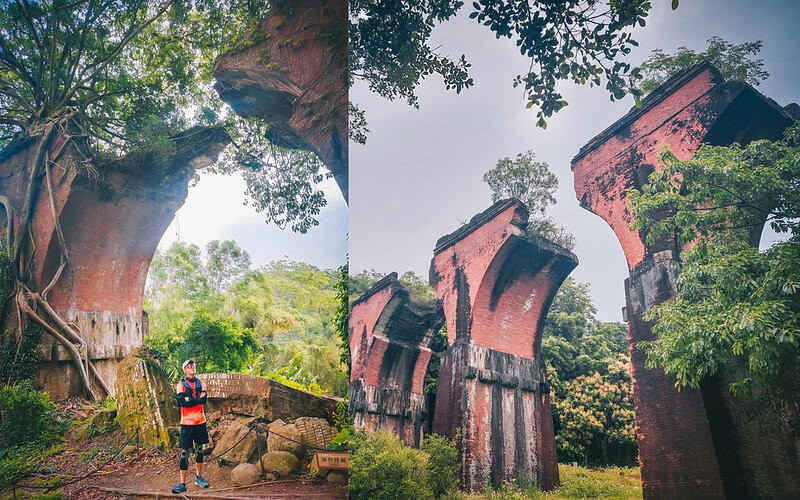 【苗栗景點】龍騰斷橋｜舊山線免費景點，紅磚斷橋秘境超好拍！順遊搭乘舊山線鐵道自行車