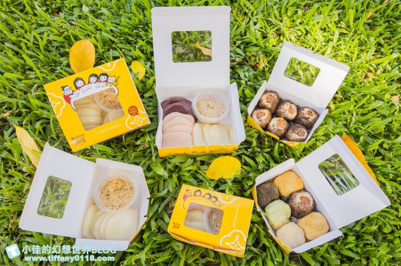 幸福翔綺西螺麻糬大王/獨創三色沾片麻糬始祖/整顆金莎包進麻糬裡超奢侈/正港西螺麻糬大王