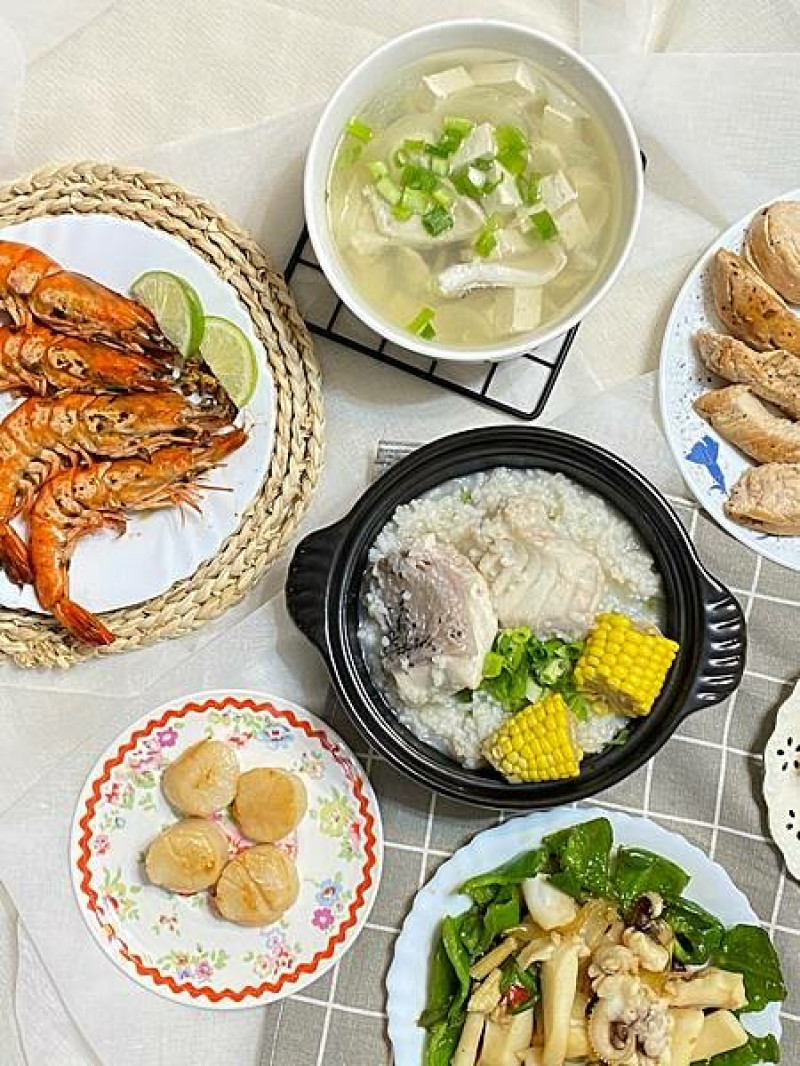 漁夫先生-海鮮宅配套組 🌟宅配美食🌟每款海鮮的品項數量適合小資族🌟食材新鮮品質好🌟cp值很高