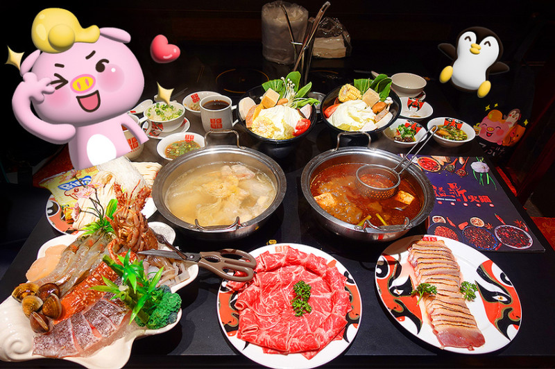 松江南京美食|鎰鼎火鍋-隱藏在巷弄內美味龍蝦.櫻桃燒鴨胸火鍋推薦!裝潢古風雅緻