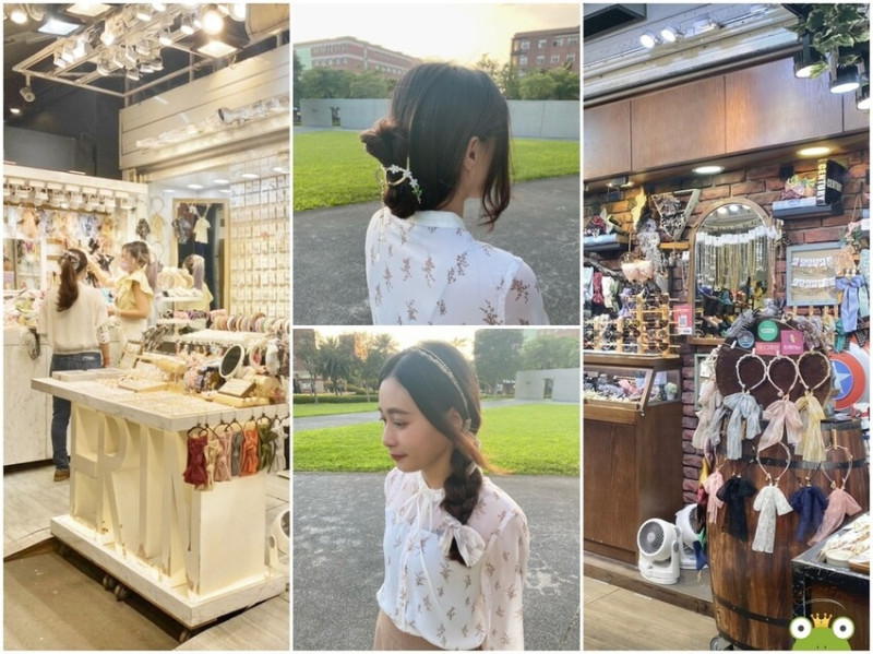 【時尚穿搭EP1】禎禎花園｜一中必逛飾品店，蝴蝶結&緞帶髮箍、夏季超夯鯊魚夾、鋼針耳環、純銀戒指任選，男女皆適合｜台中平價流行髮飾推薦