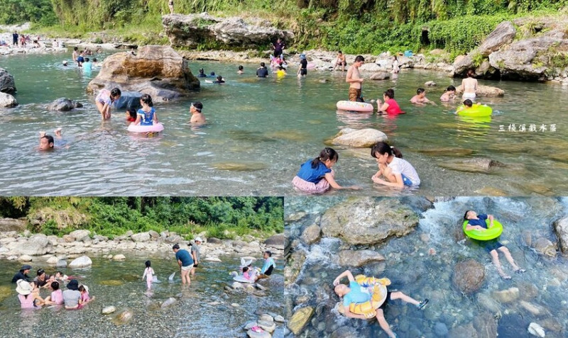 花蓮溪邊玩水 ❙ 三棧溪戲水區 ❙ 清澈溪水、好多小魚小蝦 純天然親子玩水秘境!