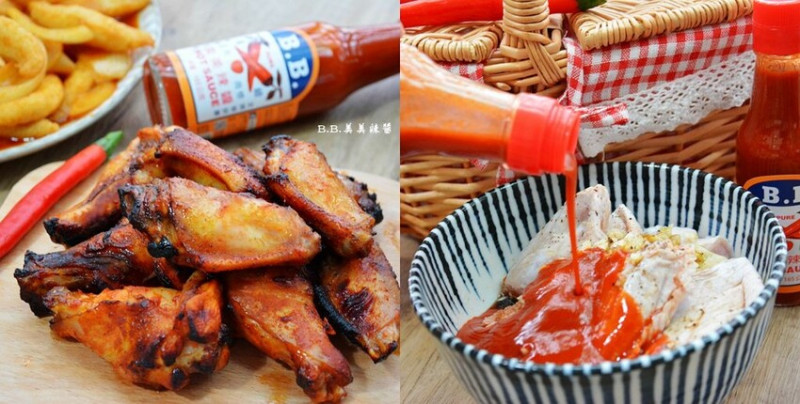 辣醬料理 ❙ B.B.美美辣醬 ❙ 辣醬炒甜不辣、辣醬烤雞翅 料理入菜神隊友!