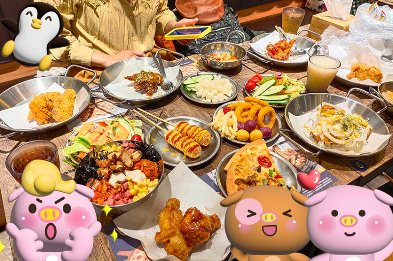 西門町美食「咕咕家韓式炸雞+Pizza吃到飽」7種美味韓式炸雞+無限自助吧.超值高CP只要$349起!