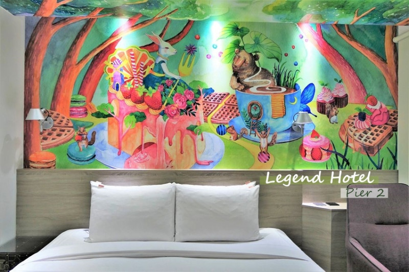 住宿。高雄★秝芯旅店駁二館 外觀到房間內部都有可愛的插畫