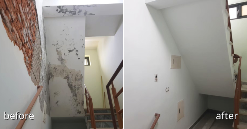 民宿壁癌油漆修繕│台南壁癌宅修推薦-胖匠修繕工程行