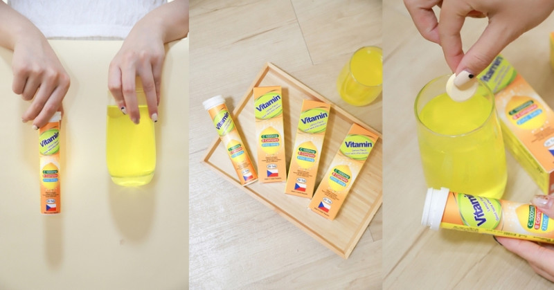 【好物推薦⎪捷克製造 發泡錠】檸檬風味 清爽又好喝 團購熱銷 健康卓越 維他命C+鋅+B 群發泡錠