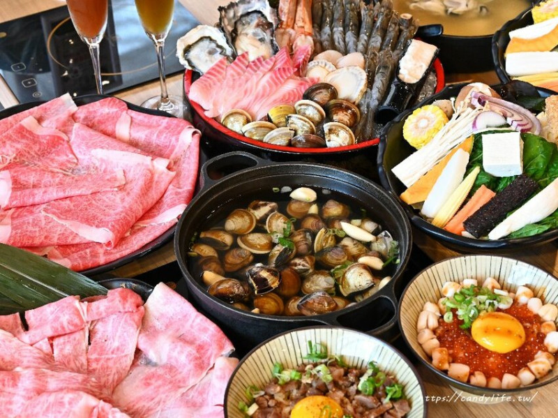 星火せいか 餐酒鍋物｜台中特色鍋物推薦！將火鍋與餐酒館結合，超浮誇牡蠣鍋，除了單點鍋物，還有和牛放題，無限量吃到飽～