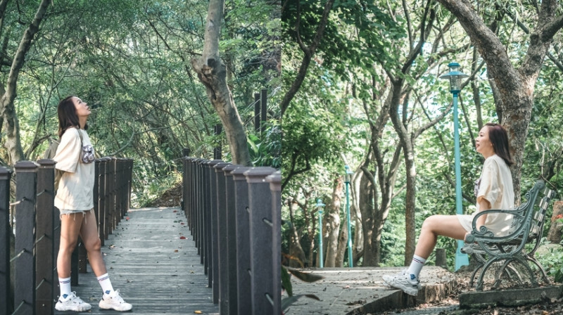 中和自強公園 城市覓徑 來饅頭山輕爬山、微健行吧！