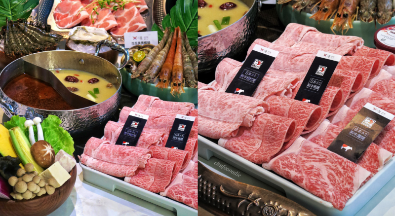 【花花世界鍋物】高雄日本A5和牛火鍋餐廳在這裡~扎實Q彈的野生花蝦、龍蝦各式海鮮食材~超肥美的大生蠔滋味令人難忘~聚餐慶生吃好料推薦高雄宵夜花花世界麻辣鍋