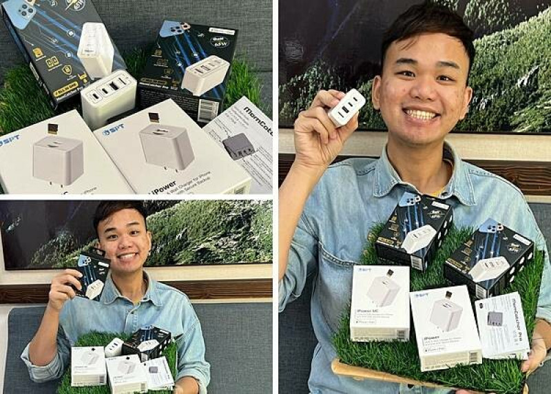 +（備份神器）SPT聖保德回憶捕手～iPhone備份好幫手～快速充電Ｘ資料備份一次滿足！1/16-1/29期間限定挑戰最低價～蝦皮折扣碼SPTSK0111