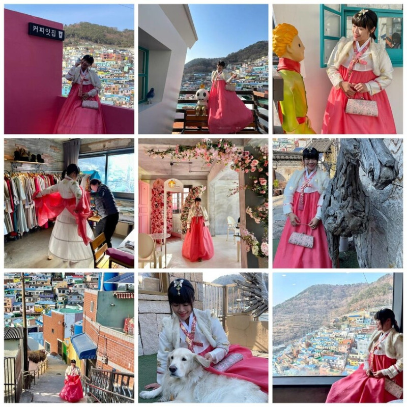 【韓國.釜山】HANBOK IT HOUSE韓服咖啡廳+租借韓服15000韓元限時兩小時贈一杯咖啡