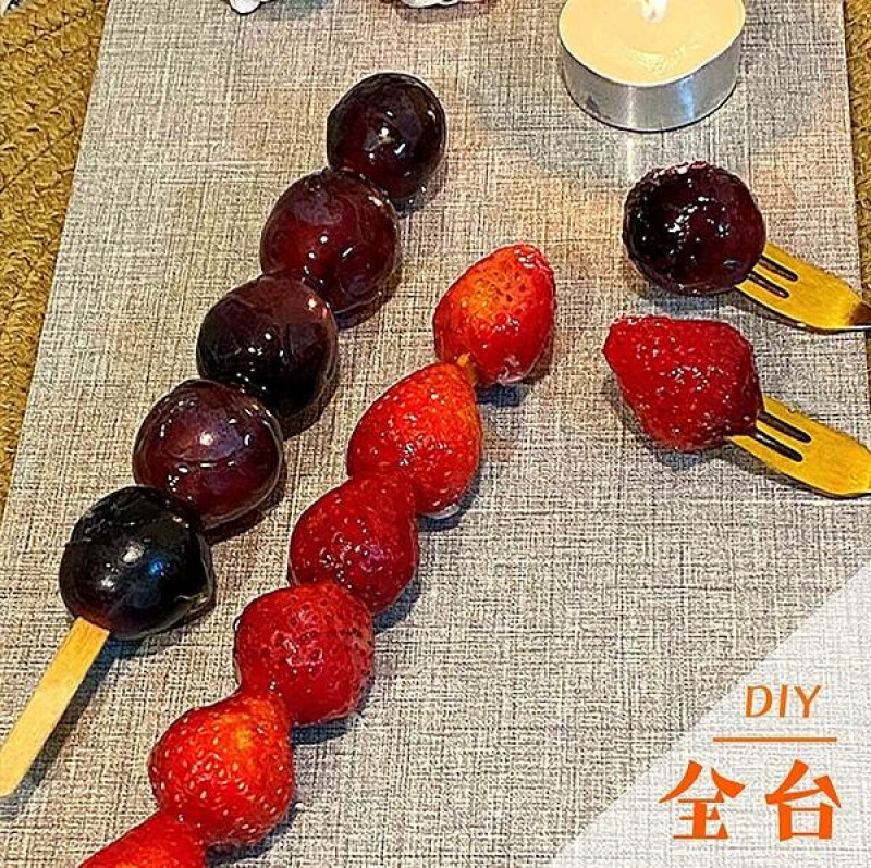 草莓糖葫蘆自己做｜食譜分享 @neru.foodie / 丸の良食