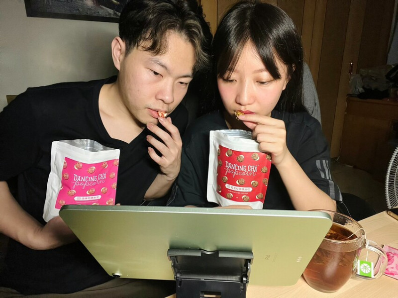 ［舞間茶心］茶職人研發專業烘焙茶粉品牌以茶入味，下午茶點心追劇必搭的漂亮茶系爆米花舞間茶心