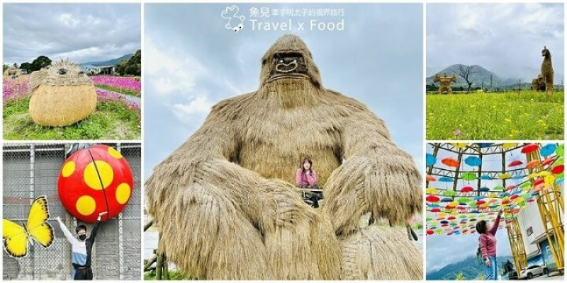 大猩猩現身！與海底動物一同遨遊～免門票稻草藝術季，花蓮富里鄉農會羅山展售中心，一起來文青 @魚兒 x 牽手明太子的「視」界旅行