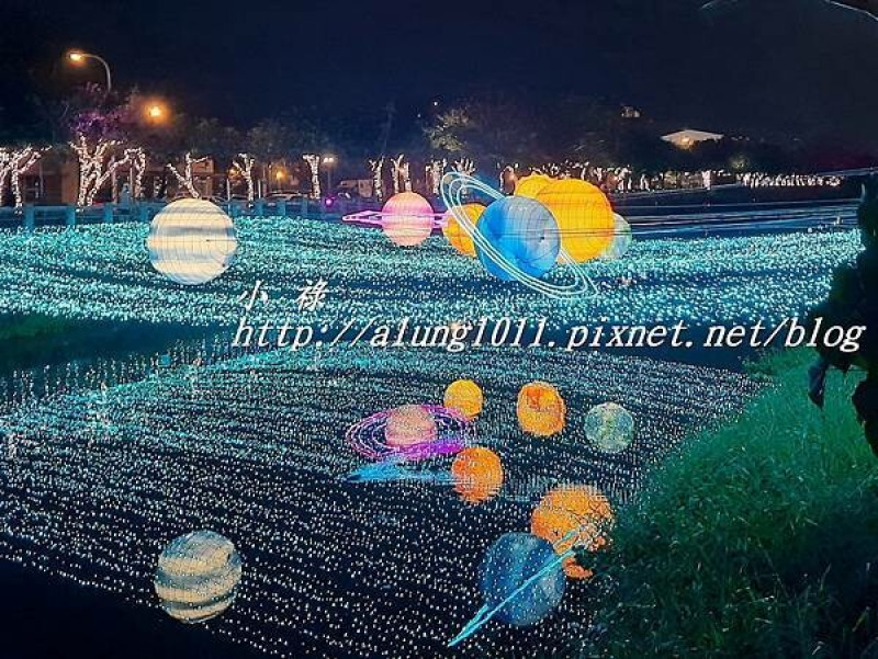 夜遊屏東萬年溪、復興水岸公園 / 屏東燈節2023 / 萬年溪燈區篇