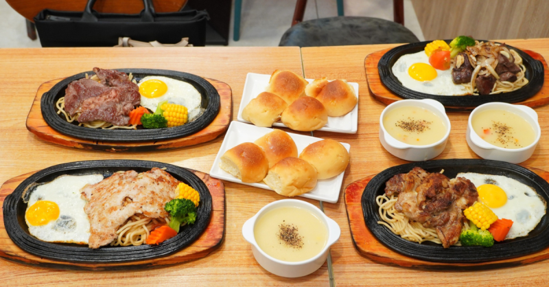 台南牛排【永康嘟嘟牛排】台南人最熟悉的牛排香煎味！大啖5分熟原肉牛排│平價台式鐵板牛排│台南永康牛排美食推薦