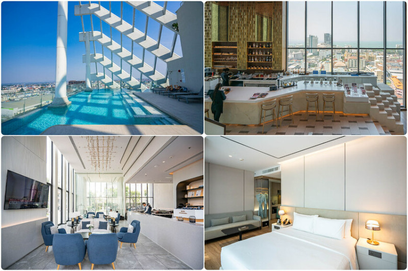 【泰國Pattaya住宿】五星級公寓式酒店 Arbour Hotel and Residence Pattaya，擁有絕美高空無邊際泳池及沙灘