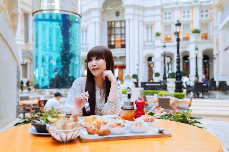 【澳門｜美食】盛事ROSSIO。澳門美高梅美食推薦，如同在歐洲般的咖啡廳，享用澳葡美食佳餚