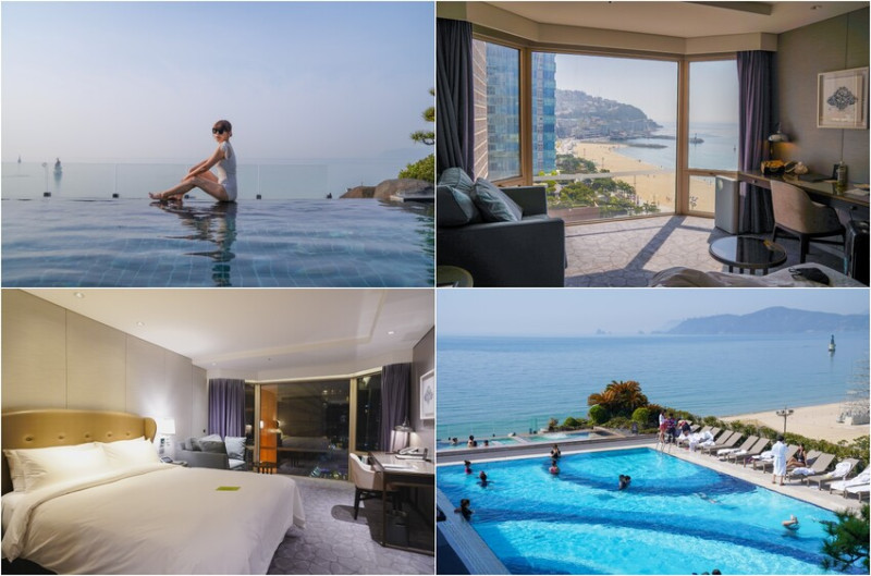 【韓國釜山｜住宿】釜山天堂飯店(Paradise Hotel Busan)。海雲台住宿推薦，擁有海景水療池的度假勝地