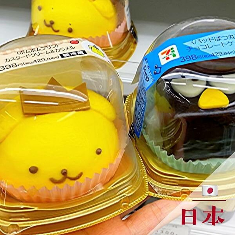 日本7-11 布丁狗 & 酷企鵝蛋糕 @neru.foodie / 丸の良食