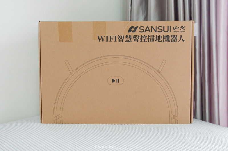【質感家電】SANSUI山水智能掃拖掃地機器人，陀螺儀導航、支援google音箱、獨立集塵盒/水箱。