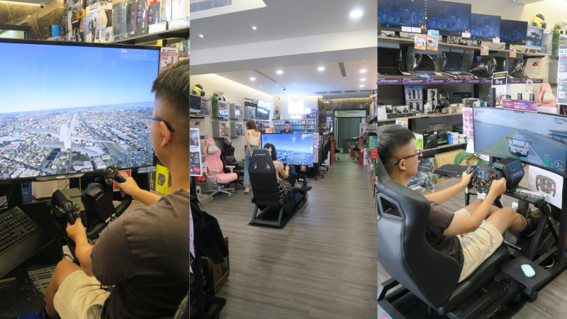 米特3C數位-免費體驗擬真體感賽車和模擬飛行駕駛~高雄電腦組裝與電腦周邊選購就來米特3C數位高雄楠梓門市