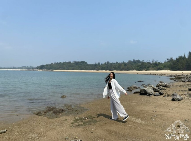 小金門沙溪堡，漫步在被海水包圍的木棧道上欣賞美景 - YU山海相遇