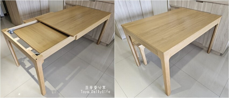 IKEA 延伸餐桌 - EKEDALEN｜可以拉長的平價餐桌 一桌多用好方便 🌱豆芽愛居家關於家具