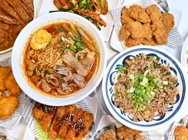 客來樂夜食店｜台中宵夜新選擇，品項多樣化，炸物、丼飯、牛肉麵、炒泡麵、蛋餅、粥品、湯包通通有，營業至凌晨三點半～