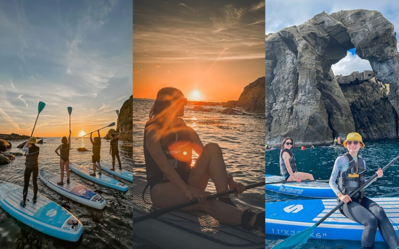 【深澳】象鼻岩SUP日出團｜ODoor專業戶外探險團隊，探索東北角之美，北部SUP立槳推薦 - 貪吃猴的幻想