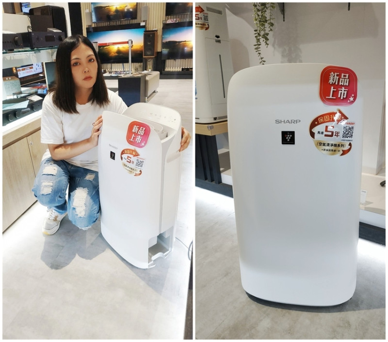 3C開箱｜SHARP夏普AIoT智慧美型鬱金香空氣清淨機，壞空氣的剋星，好讓每天自己都能夠呼吸到新鮮的空氣