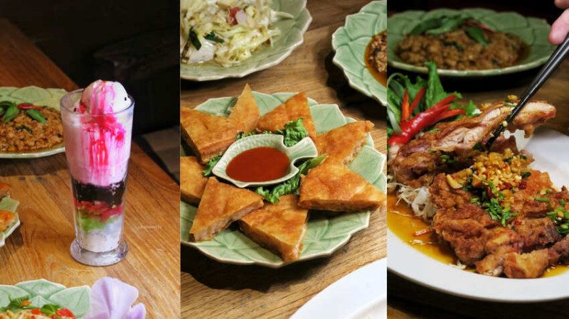 新泰城泰式料理-酸甜辣香口味道地的高雄泰式料理餐廳~泰式甜點摩摩喳喳還有搭配香草冰淇淋~想吃超厚月亮蝦餅首選高雄新泰城泰式料理餐廳