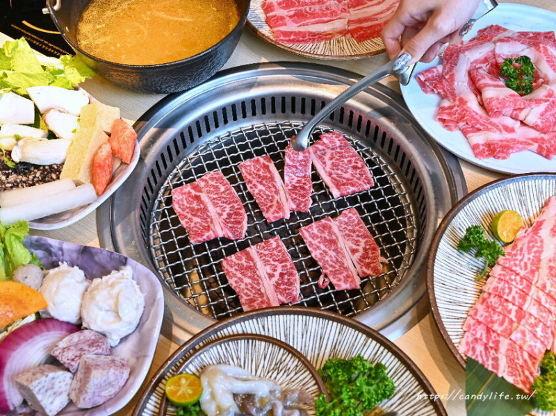 全台最大築間鍋物就在台中中科商圈，佔地百坪，火烤兩吃自助吧吃到飽，營業至凌晨四點