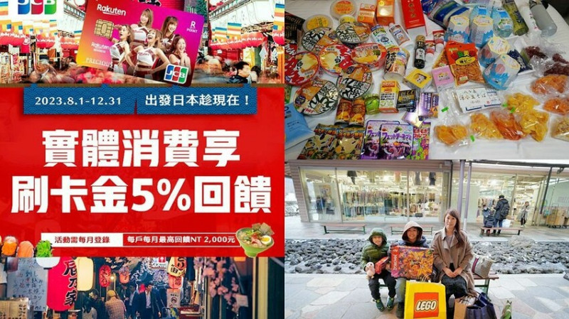 樂天JCB信用卡 ❙ 日本實體消費享5%刷卡金回饋，旅日必備信用卡，國內也很好用!