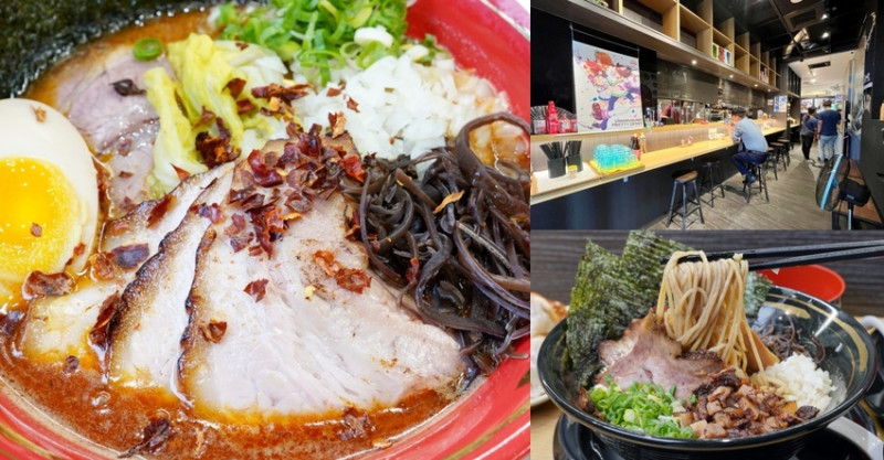 台中拉麵新選擇，有著野獸派的濃郁豚骨風味，豬背脂甚至還能油到滑倒，內用更可續麵或白飯