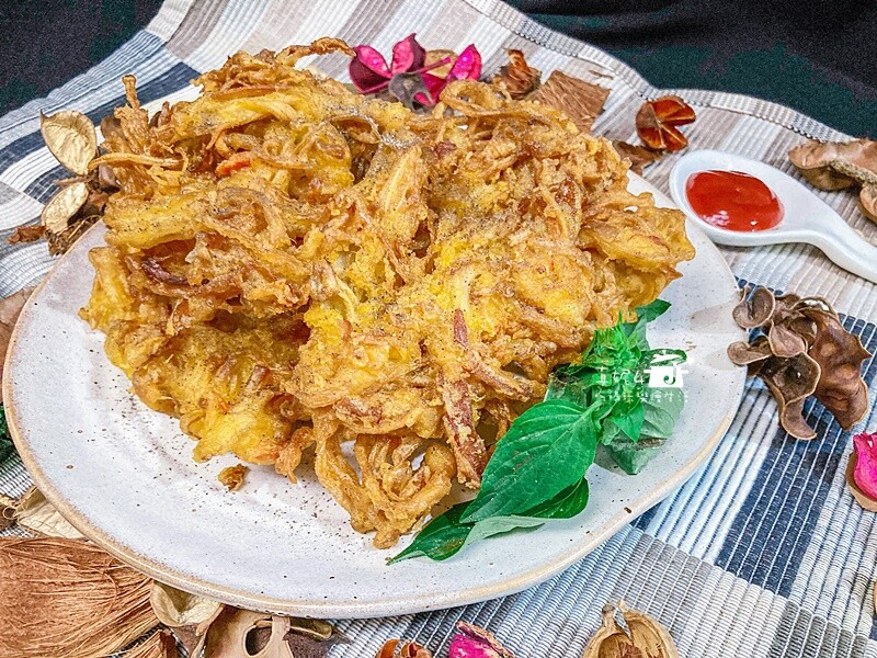 烹飪筆記│金針菇杏鮑菇天婦羅，做法簡單食指大動的酥炸小物