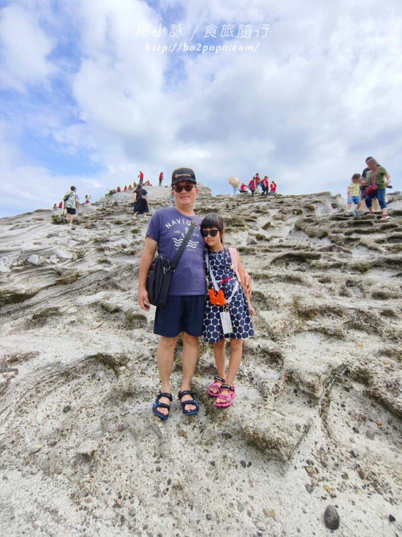 花蓮。豐濱》石梯坪遊憩風景區。大自然雕琢餽贈的藝術品