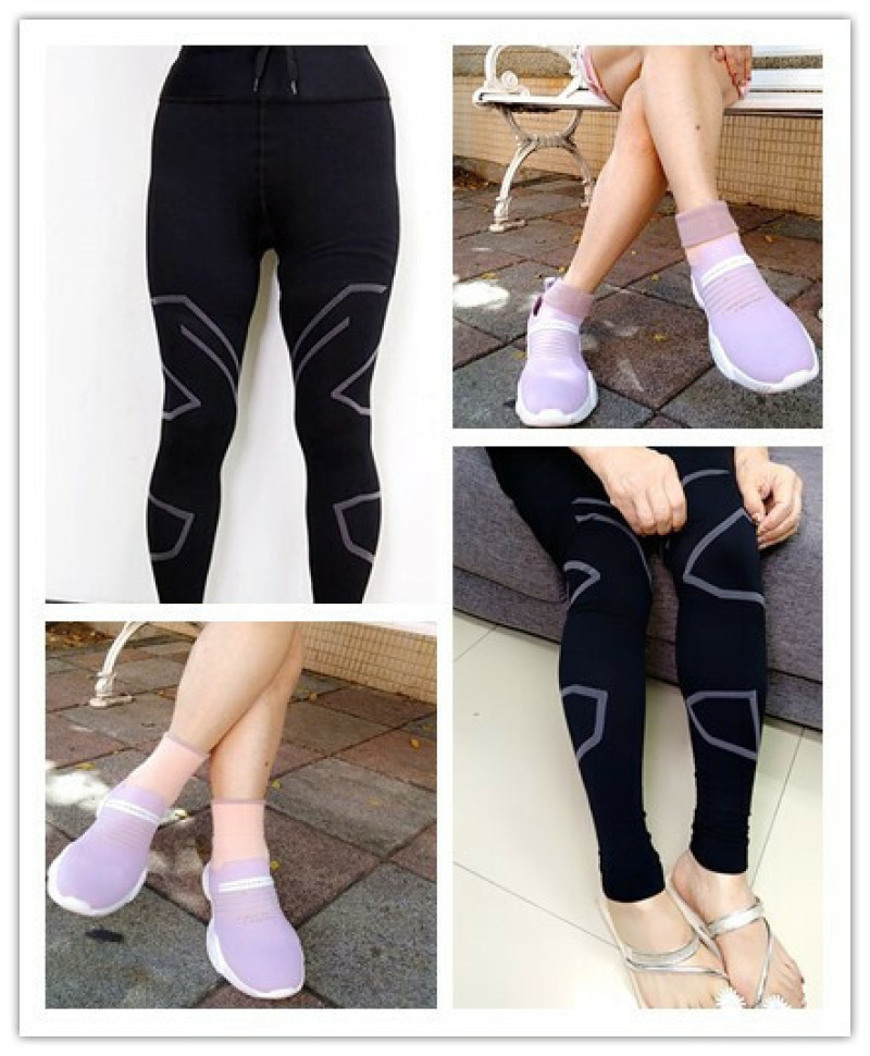 不鐵腿神褲推薦｜【sNug】全壓式強肌力壓縮褲，分段加壓/穩定肌群/增強肌力，穩定舒適，有如行走推拿師；【sNug】《動能氣墊運動襪》緞染粉橘，厚質款質地柔軟親膚舒適，嚴選日本專利科技纖維混紡頂級美國