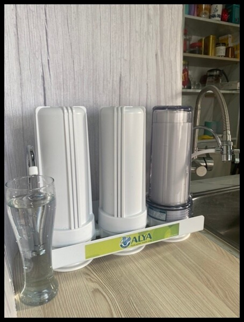 過年除舊佈新,不求人也能自己安裝淨水器【ALYA歐漾淨水】【CWF-A301CW 桌上型三道式淨水器】小家庭租屋族也能輕鬆安心喝好水